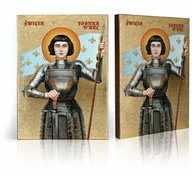 Ikony i obrazy sakralne - Ikona religijna Święta Joanna d''Arc - miniaturka - grafika 1