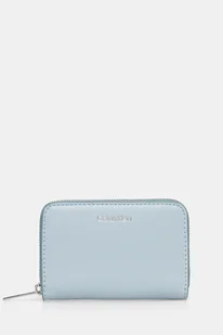 Calvin Klein portfel damski kolor niebieski LV04F1091G - Portfele - miniaturka - grafika 1