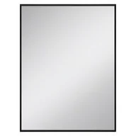 Lustra - Lustro Lee 60 x 80 cm z oświetleniem czarne - miniaturka - grafika 1