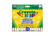 Długopisy - CRAYOLA 58-8340 12 zmywalnych długopisów z końcówką z włókna szklanego z bardzo wytrzymałych włókien, wielokolorowy, jeden rozmiar - miniaturka - grafika 1