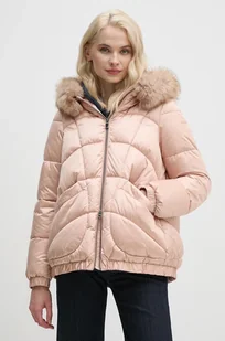 Geox kurtka damska kolor różowy zimowa W4628S-T2843-F8320 - Kurtki damskie - miniaturka - grafika 1