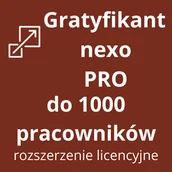 Programy finansowe i kadrowe - Gratyfikant nexo PRO rozszerzenie do 1000 pracowników - miniaturka - grafika 1