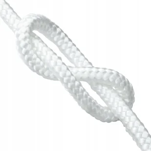 Lina POLIPROPYLENOWA 6mm Pleciona BIAŁA 100 m - Żeglarstwo - miniaturka - grafika 1