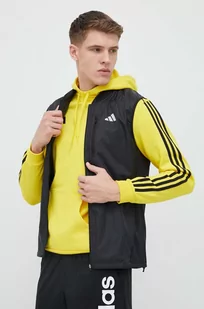 adidas Performance bezrękawnik sportowy Own the Run kolor czarny przejściowy - Kamizelki męskie - miniaturka - grafika 1