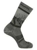 Skarpetki męskie - SALOMON Skarpety trekkingowe "Retro Wool" w kolorze szaro-oliwkowym - miniaturka - grafika 1