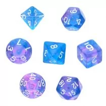 Komplet kości  RPG. Kamienie Księżycowe. Orchidea Rebel - Akcesoria do gier planszowych - miniaturka - grafika 1