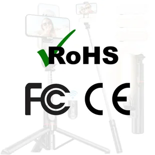 Kijek Selfie Stick uchwyt do telefonu zdjęć statyw Tripod L15 z Lampa LED + Pilot Bluetooth na telefon Czarny - Pozostałe akcesoria do telefonów Kijek Selfie Stick uchwyt do telefonu zdjęć statyw Tripod L15 z Lampa LED + Pilot Bluetooth na telefon Czarny - Pozostałe akcesoria do telefonów - miniaturka - grafika 5