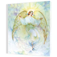Ikony i obrazy sakralne - Obraz religijny na płótnie Anioł Stróż - miniaturka - grafika 1