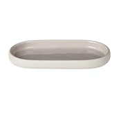 Akcesoria łazienkowe - Blomus Podstawka na akcesoria łazienkowe SONO Moonbeam ceramika B69060 - miniaturka - grafika 1