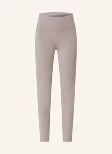 Under Armour Legginsy Do Biegania Launch Elite beige - Legginsy - miniaturka - grafika 1
