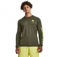 Koszulki męskie - Koszulka męska Under Armour Tech Print Fill LS-L - miniaturka - grafika 1