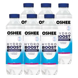 Oshee HydroBoost Napój izotoniczny niegazowany  grejpfrut 555 ml x 6 sztuk - Napoje energetyczne i izotoniczne - miniaturka - grafika 1