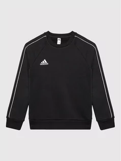 Bluzy dla chłopców - Adidas Bluza Junior Core 18 CE9062 Czarny Regular Fit - grafika 1