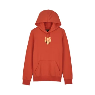 BLUZA Z KAPTUREM FOX LADY HEAD ATOMIC ORANGE - Bluzy damskie - miniaturka - grafika 1