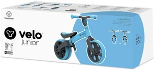 Rowerek VELO JUNIOR niebieski - Rowerki biegowe - miniaturka - grafika 1