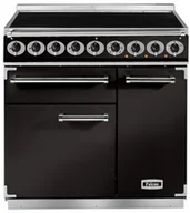 Kuchenki elektryczne - Kuchnia z płytą indukcyjną FALCON Deluxe 90 Czarny chrom - miniaturka - grafika 1
