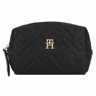 Tommy Hilfiger Kosmetyczka Th Flow Washbag AW0AW14339 Czarny - Kosmetyczki, organizery i kuferki - miniaturka - grafika 2