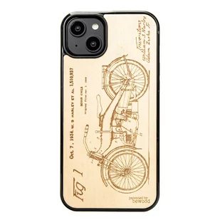 Drewniane Etui Bewood iPhone 14 Plus HARLEY PATENT ANIEGRE - Etui i futerały do telefonów - miniaturka - grafika 1