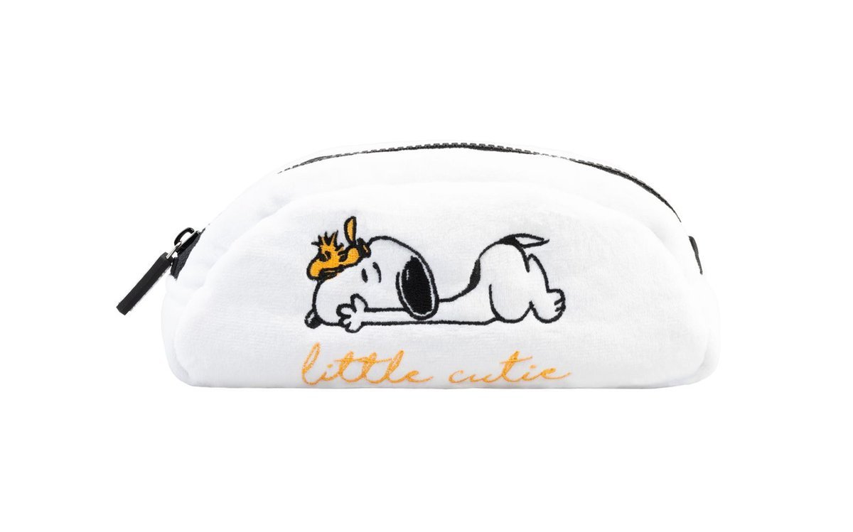 Piórnik szkolny Snoopy pluszowy na przybory dla dziewczynki