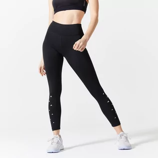 Spodnie sportowe damskie - Legginsy fitness damskie Adidas - grafika 1