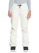 Spodnie damskie - ROXY Długie spodnie damskie białe XS - miniaturka - grafika 1