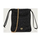 Plecaki worki - Pinko Worek SLOUCHY COULISSE BABY - miniaturka - grafika 1