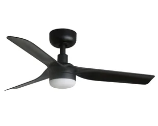 Energooszczędny wentylator sufitowy z oświetleniem LED i pilotem Mini Punt 90 cm Czarny / Czarny - Wentylatory sufitowe - miniaturka - grafika 1