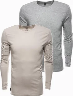 Ombre Zestaw longsleeve męski z długim rękawem - mix 2-pak V3 Z43 XXL - Koszulki męskie - miniaturka - grafika 1