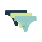 Majtki damskie - Damska bielizna treningowa (3-pack) Under Armour UA Pure Stretch NS Thong - multikolor - UNDER ARMOUR - miniaturka - grafika 1