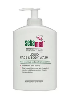 Sebamed Sensitive Skin Liquid Face & Body Wash emulsja do mycia twarzy i ciała 300ml - Kosmetyki do mycia twarzy - miniaturka - grafika 1