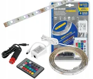 Akcesoria tuningowe - Taśma Led Zestaw Rgb 12/24V 2m Sterownik Pilot - miniaturka - grafika 1