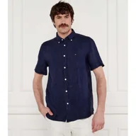 Koszule męskie - Tommy Hilfiger Lniana koszula Regular Fit - miniaturka - grafika 1