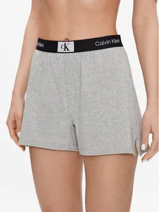 Calvin Klein Underwear Szorty piżamowe 000QS6947E Szary Regular Fit - Piżamy damskie - miniaturka - grafika 1