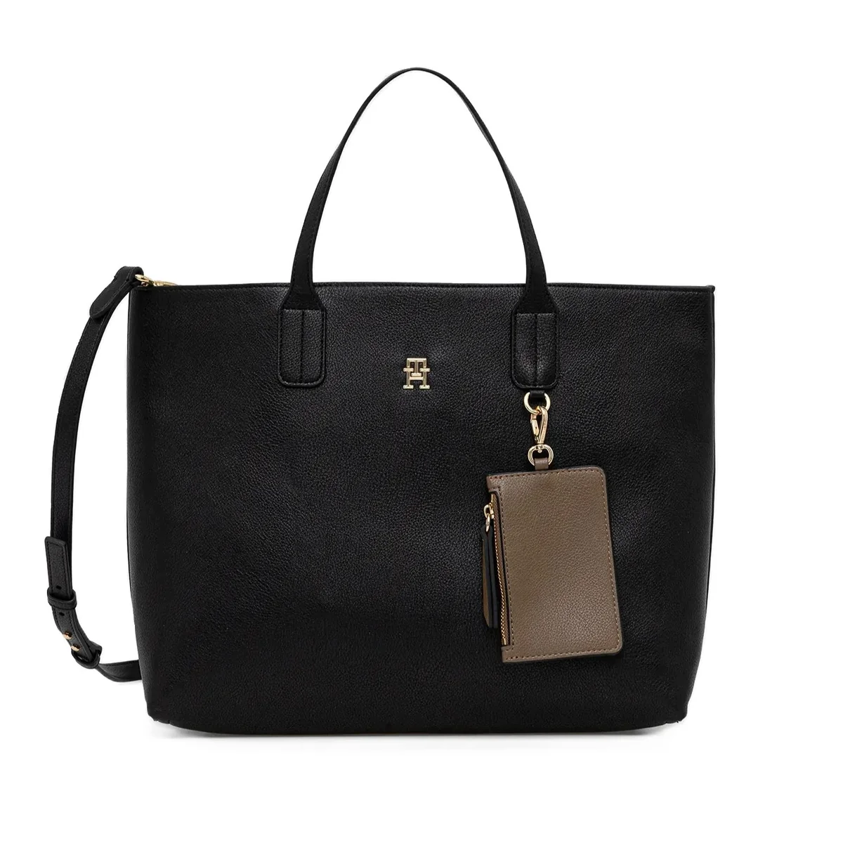 TOMMY HILFIGER TOREBKA SHOPPERKA TH ICON SATCHEL CZARNA