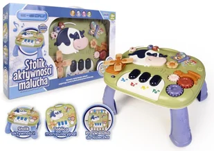 Stoliczek edukacyjny z pianinkiem - Zabawki interaktywne dla dzieci - miniaturka - grafika 1