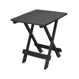 NoName Stolik ogrodowy składany antracyt 79x72x70cm K-042380020 - Stoły ogrodowe - miniaturka - grafika 1