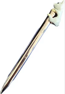 Paperchase- Długopis różowe złoto z świnką czarny - Długopisy - miniaturka - grafika 1