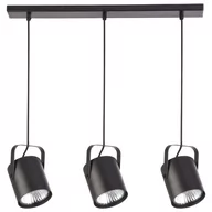 Lampy sufitowe - Sigma Lampa wisząca FLESZ E27 czarna do salonu 31083 - miniaturka - grafika 1