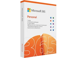 Program Microsoft 365 Personal PL 1 rok - Programy biurowe - miniaturka - grafika 1