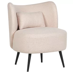 Fotel boucle beżowy OTSBY - Fotele - miniaturka - grafika 1