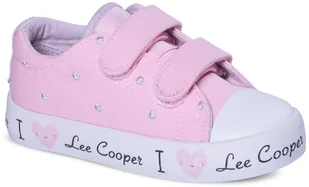Lee Cooper buty dziecięce LCW-25-02-3265K PINK 24 - Buty dla dziewczynek - miniaturka - grafika 1