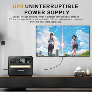 TALLPOWER V2400, generator solarny LiFePo4 2160Wh - Akumulatory ogólnego zastosowania - miniaturka - grafika 5