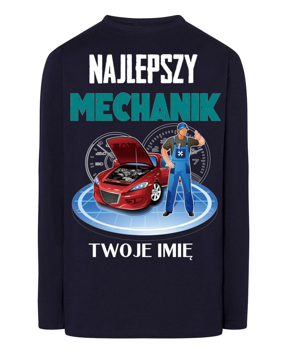Longsleeve Najlepszy Mechanik Imię XS