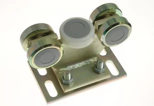 Wózek 5-rolkowy 80x80x5 metalowy stały z regulacją - Akcesoria do bram - miniaturka - grafika 1