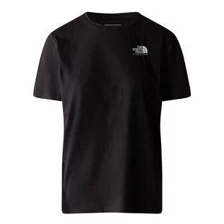 Koszulki sportowe damskie - Koszulka The North Face Foundation 0A86XNKY41 - czarna - grafika 1