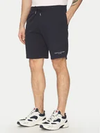 Spodenki męskie - Tommy Hilfiger Szorty sportowe Small Logo MW0MW38698 Granatowy Regular Fit - miniaturka - grafika 1