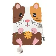 Notesy i bloczki - Pamiętnik A5 Włochacz z kłódką 3D My Little Friend Guine Pig 96 k. - ST-Majewski - miniaturka - grafika 1