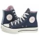 Trampki damskie - Trampki CTAS Lift Hi Navy/Egret/Sunrise Pink A03821C (CO600-a) Converse - miniaturka - grafika 1