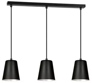 Emibig Milagro lampa wisząca 3-punktowa czarna/biała 396/3 396/3 - Lampy sufitowe - miniaturka - grafika 1