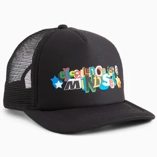 Czapka Puma Basketball Trucker Cap 024914-01 czarny unisex - Czapki i chusty sportowe męskie - miniaturka - grafika 1
